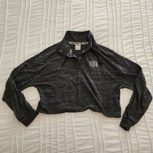 🩷 VS PINK CROPPED 3/4 SWEATER